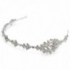 USABride Floral Art-Deco Inspired Rhinestone Wedding Bridal Side Headband 3168 - CA11KNK58KV