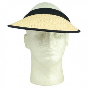 DALIX WOV012 Womens Straw Visor in Women's Visors