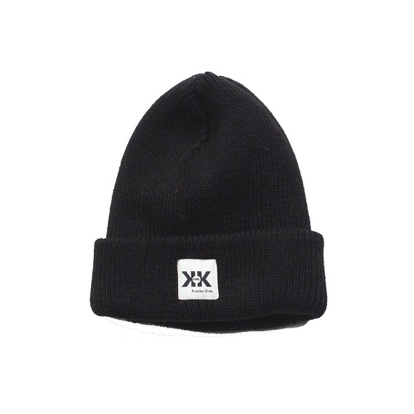 Krochet Kids Brady - Black Beanie - Black - CD188QUIDON