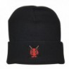 CZZYTPKK Anime Warm Winter Hat Knit Beanie Skull Cap Embroidered Soft Headwear Unisex - Black - CY18808Z5OI