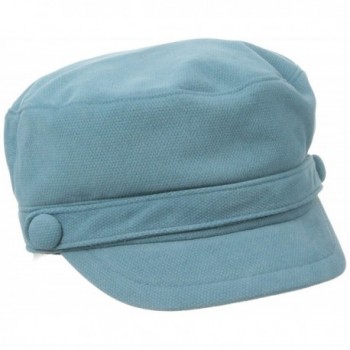 San Diego Hat Company Women's Sueded Corduroy Greek Fisherman Hat - Teal - CL11CZXIP9Z