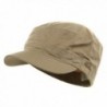 Fitted Cotton Ripstop Army Cap-Khaki W32S31F - CO111GHYYEB