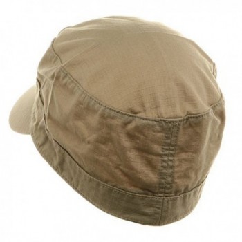 Fitted Cotton Ripstop Cap Khaki Medium