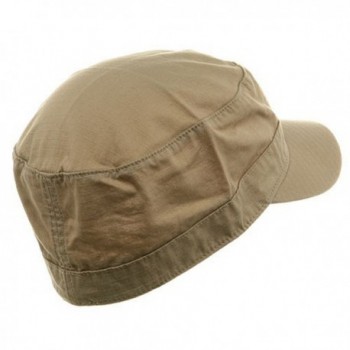 Fitted Cotton Ripstop Cap Khaki Medium in Men's Baseball Caps