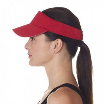 Ultraclub Classic Brushed Sandwich 8113 in Women's Visors