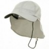 Microfiber Cap with Flap-White - CI11174WXAJ