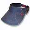 Hothead Large Brim Sun Visor Hat - Biowash in Blue - C511LY21NBF