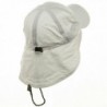 MG Microfiber Cap with Flap White in Women's Sun Hats