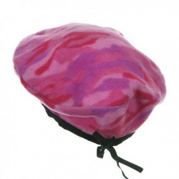 MG Camo Fleece Beret Pink