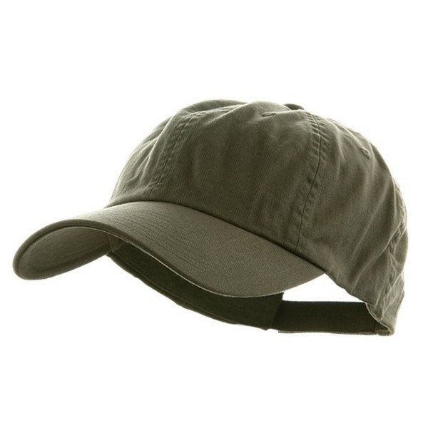 Mega Cap Low Profile Velcro Adjustable Cotton Twill Cap- Olive-One Size - CV1281GPPB5