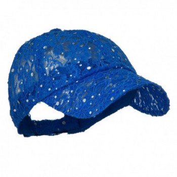 UV Lace Sequin Glitter Cap