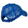 UV Lace Sequin Glitter Cap in Women's Baseball Caps