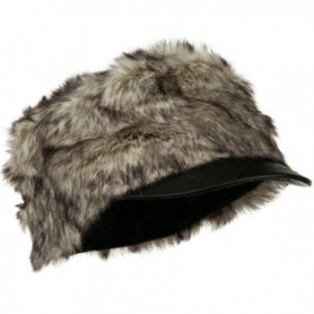 Ladies Faux Fur Cabbie Hat in Women's Newsboy Caps