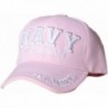 K & S Unique U.S. Navy Veteran Text Shadow Mens Cap - Pink - CS11P0B48JZ