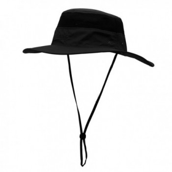 Men's Sun Hat UPF 50+ Wide Brim Bucket Hat Windproof Fishing Hats ...