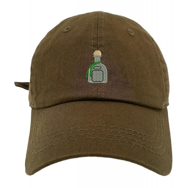 TheMonsta Patron Style Dad Hat Washed Cotton Polo Baseball Cap - Olive - CA187QNUW6O