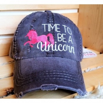 Loaded Lids Unicorn Embroidered Baseball in Women's Baseball Caps