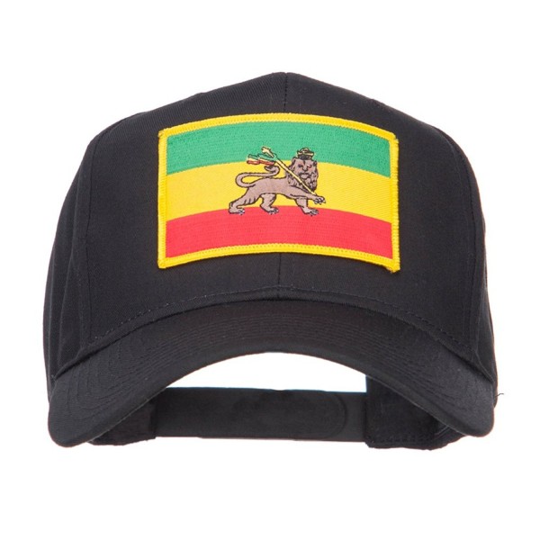 Rasta Flag Patched Cap - Ethiopia - Black - CJ11IN063OX
