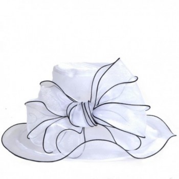 Two tone Church Wedding Bridal Bowknot White