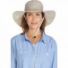 Coolibar UPF 50+ Women's Shapeable Travel Sun Hat - Sun Protective - Tan - CI114N625YD