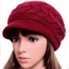 Braided Cabled Winter Crochet Newsboy