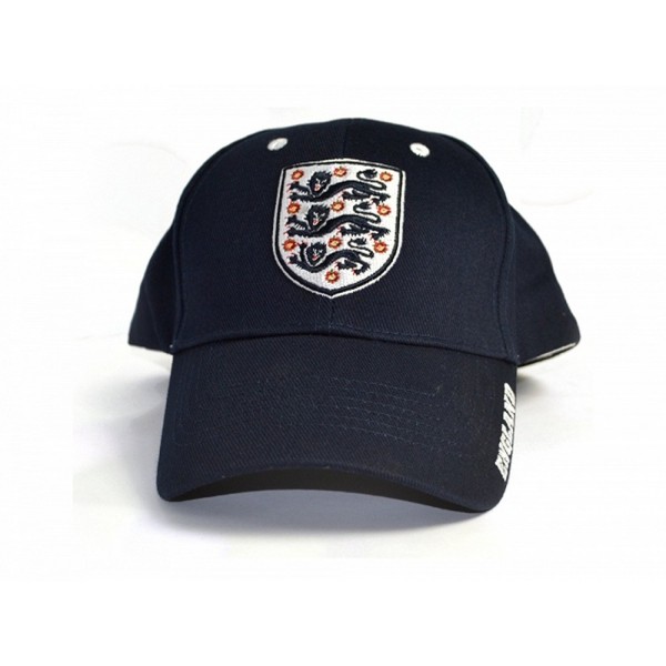 England Official Soccer Deluxe Baseball Cap - Navy - C4183K90TYL