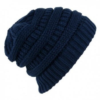 Winter Thick Cable Slouchy Beanie