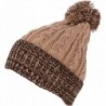 Sakkas Effie Unisex Heather Multi Colored Pom Pom Knit Beanie Hat - Mocha - CO124LWA5YT