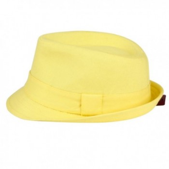Womens Colorful Cotton Trilby Fedora in Women's Fedoras