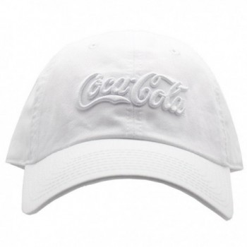 American Needle X Coca-Cola Tonal Wash Raglan Hat in White - C717YKEYM74