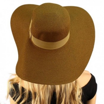 Ribbon Beach Summer Floppy Hat in Women's Sun Hats