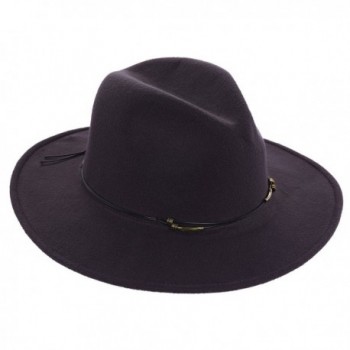 SCALA ULTRA FELT SAFARI WOMEN HAT - Charcoal - C812MOH6X1N