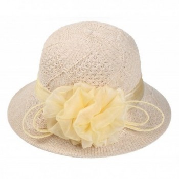 ChezAbbey Summer Cloche Floppy Fascinator