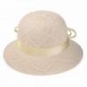 ChezAbbey Summer Cloche Floppy Fascinator in Women's Bucket Hats