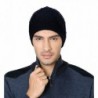 Men's Sport Knit Game Double Sides Can Wear Beanie Hat - Black_1 - CJ124OJE0B9