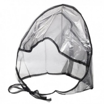 Rain Bonnet With Full Cut Visor & Netting - Available in Black or White ...