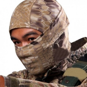 ABC Camouflage Army Cycling Motorcycle Cap Balaclava Hats Full Face Mask (Khaki) - CM11Z0HT1ZP