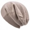 SOMALER Womens Lightweight Thin Slouchy Beanies Spring Knitting Wool Baggy Hat-Single Layer Hat - Khaki - CM180EKMA95