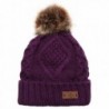 Womens Winter Fleece Knitted Beanie in Women's Skullies & Beanies