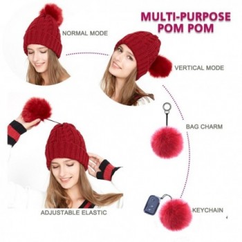 TEFITI Women Cable Beanie Winter