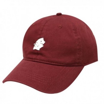 HUNTER Cotton Baseball Colors Burgundy