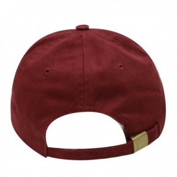 HUNTER Cotton Baseball Colors Burgundy in Women's Baseball Caps