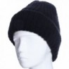 Rib Cuffed Beanie Women Winter Hats Thermal Skull Cap for Womens Watch Cap - Black - CA188ITDZTT