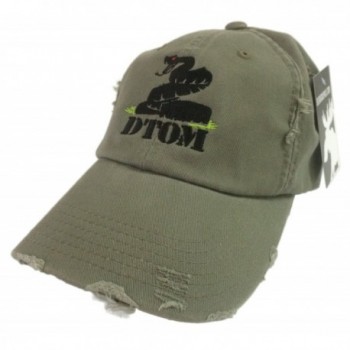 Tread Tactical Distressed Olive Gadsden in Women's Baseball Caps