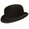 Levine Winston Firm Felt Derby Bowler Hat 100% Wool - CR187DW7KNK