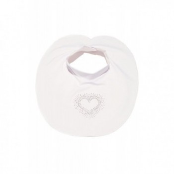 Sunbib Glamour UPF 50+ Sun Protection for Women's Neck and Chest One Size - White Heart - C3127D93739