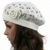 MINAKOLIFE Womens Flower Laciness Beanie