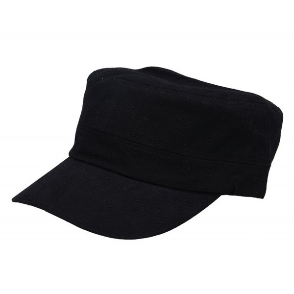 COMVIP Rivets Snapback Visor Baseball Cap Sun Hat - Black Pure - C6182W8N8ED