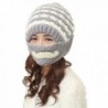 Tuscom Women Cute Winter Beard Hat Knit Warm Cap Beanies With Mouth Mask - Gray - C612NDWLCHQ