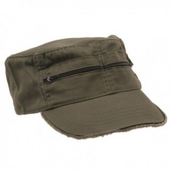 MG Zippered Enzyme Army Cap Olive